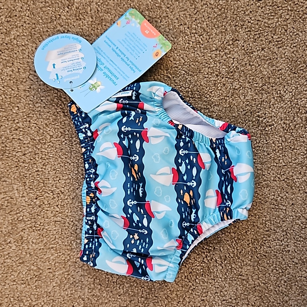 i play reusable absorbent swimsuit diaper